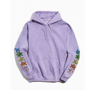 Urban Outfitters Grateful Dead Dancing Bears Hoodie Lavender Purple Mens Small